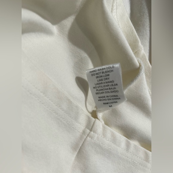 The Clothing Company beautiful white formal fitted dress size medium - Picture 10 of 10